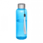 Anti-lek gerecyclede plastic waterflessen van 500 ml RPET kleur doorzichtig lichtblauw