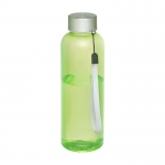 Anti-lek gerecyclede plastic waterflessen van 500 ml RPET kleur doorzichtig limoen groen