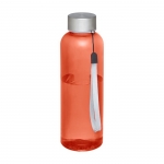 Anti-lek gerecyclede plastic waterflessen van 500 ml RPET kleur doorzichtig rood