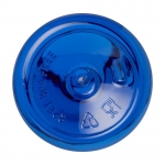 Anti-lek gerecyclede plastic waterflessen van 500 ml RPET kleur koningsblauw derde weergave