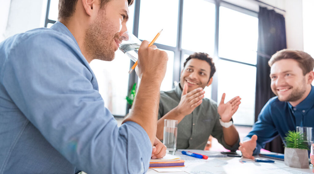 hydrateren voor betere productiviteit