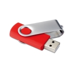 Goedkope USB stick van rubber in diverse kleuren Techmate kleur rood