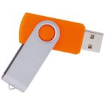 Goedkope USB stick van rubber in diverse kleuren Techmate kleur oranje