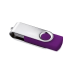 Goedkope USB stick van rubber in diverse kleuren Techmate kleur paars