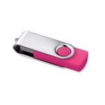 Goedkope USB stick van rubber in diverse kleuren Techmate kleur fuchsia