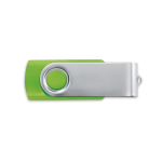 Goedkope USB stick van rubber in diverse kleuren Techmate kleur limoen groen