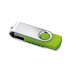 Goedkope USB stick van rubber in diverse kleuren Techmate kleur limoen groen