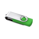 Goedkope USB stick van rubber in diverse kleuren Techmate kleur lichtgroen