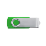 Goedkope USB stick van rubber in diverse kleuren Techmate kleur lichtgroen