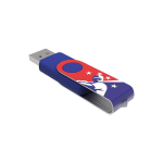 Goedkope USB stick van rubber in diverse kleuren Techmate