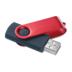 Goedkope USB stick van rubber in diverse kleuren Techmate