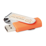 Goedkope USB stick van rubber in diverse kleuren Techmate