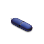 Voordelige USB-stick in de vorm van een capsule Infocap kleur blauw