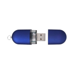 Voordelige USB-stick in de vorm van een capsule Infocap kleur blauw