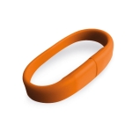 USB-armband Compact kleur oranje