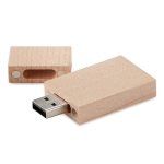 Houten usb stick graveren milieuvriendelijke USB Wooden Plane kleur licht hout