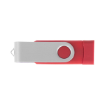 Duurzame USB stick met mobiele verbinding Techmate Otg kleur rood