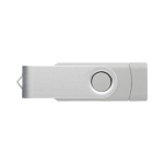 Duurzame USB stick met mobiele verbinding Techmate Otg kleur grijs