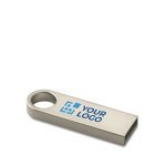 Elegante USB stick met logo met ronde handgreep Compacto Round