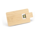 Houten USB kaart kleur licht hout