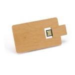 Houten USB kaart kleur donker hout