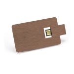 Houten USB kaart kleur mahonie