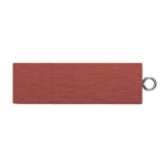 Rechthoekige houten USB stick graveren Ecologic 3.0 kleur mahonie