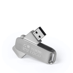 Metalen USB-stick en clip personaliseren Metalgyr