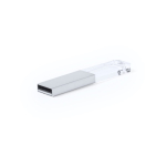 Metaal en glazen USB-stick met LED-verlichting Led Clear