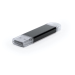 USB-stick met volledige connectiviteitsopties USB Otg-C Complete kleur zwart