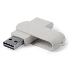 Tarweriet usb stick hout bedrukken Ecocare USB kleur beige