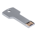 Metalen USB in sleutelvorm met 3.0 aansluiting USB 3.0 sleutel kleur zilver