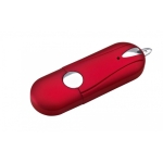 Duurzame USB-stick bedrukken met rubberen afwerking Datacap kleur rood