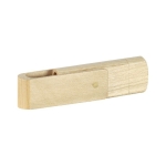 Houten pendrive met draaivergrendeling en USB type C Ecotwist OTG-C kleur licht hout