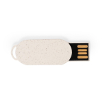 Originele ultradunne en kleine USB gemaakt van tarwestro kleur naturel