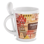 Mok met foto bedrukken inc lepel van 300ml Sublimcon kleur wit hoofdweergave tweede weergave