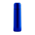 Stalen gepersonaliseerde thermosfles in felle kleuren 500ml Colors kleur blauw