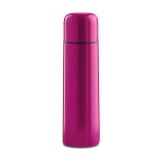 Stalen gepersonaliseerde thermosfles in felle kleuren 500ml Colors kleur fuchsia