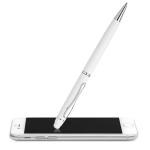 Aluminium stylus touch pen bedrukken Paddy kleur wit derde weergave