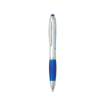 Stylus pen bedrukken in diverse kleuren blauwe inkt Color Touch weergave met bedrukking