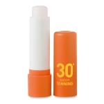 Lippenbalsem bedrukken vanille SPF 10 LipStick kleur oranje hoofdweergave tweede weergave