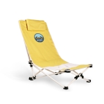 Strandstoel met logo en kussen Sunnyside Beach Chair kleur geel tweede hoofdweergave