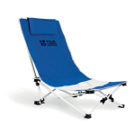 Strandstoel met logo en kussen Sunnyside Beach Chair weergave met bedrukking