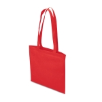 Gekleurde non woven tassen bedrukken 80 g/m2 Colors Long kleur rood tweede weergave