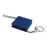 Originele sleutelhanger met rolmaat 1M SquareMeter kleur blauw derde weergave