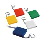 Originele sleutelhanger met rolmaat 1M SquareMeter diverse kleuren