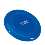 Frisbee met eigen logo bedrukken voor evenementen Santa Monica kleur blauw weergave met bedrukking