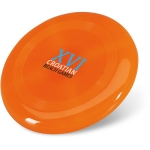 Frisbee met eigen logo bedrukken voor evenementen Santa Monica kleur oranje hoofdweergave