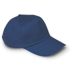 Goedkope katoenen pet bedrukken 160 g/m2 BaseCap kleur blauw