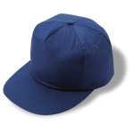 Goedkope katoenen pet bedrukken 160 g/m2 BaseCap kleur blauw tweede weergave